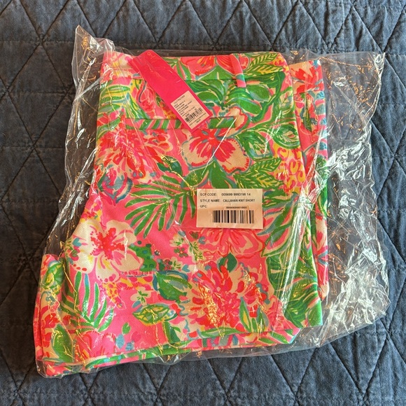NWT Lilly Pulitzer Callahan Knit Short Journey To The Jungle Size 14 - Picture 2 of 6